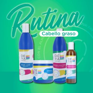 Rutina para cabello graso